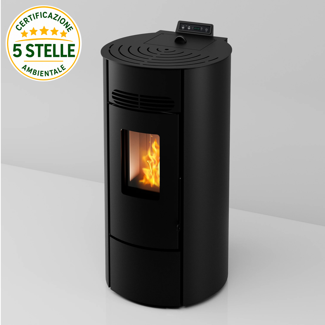 Niva 8,7 kW – 5 Stelle | Stufa a Pellet | Colore Bianco