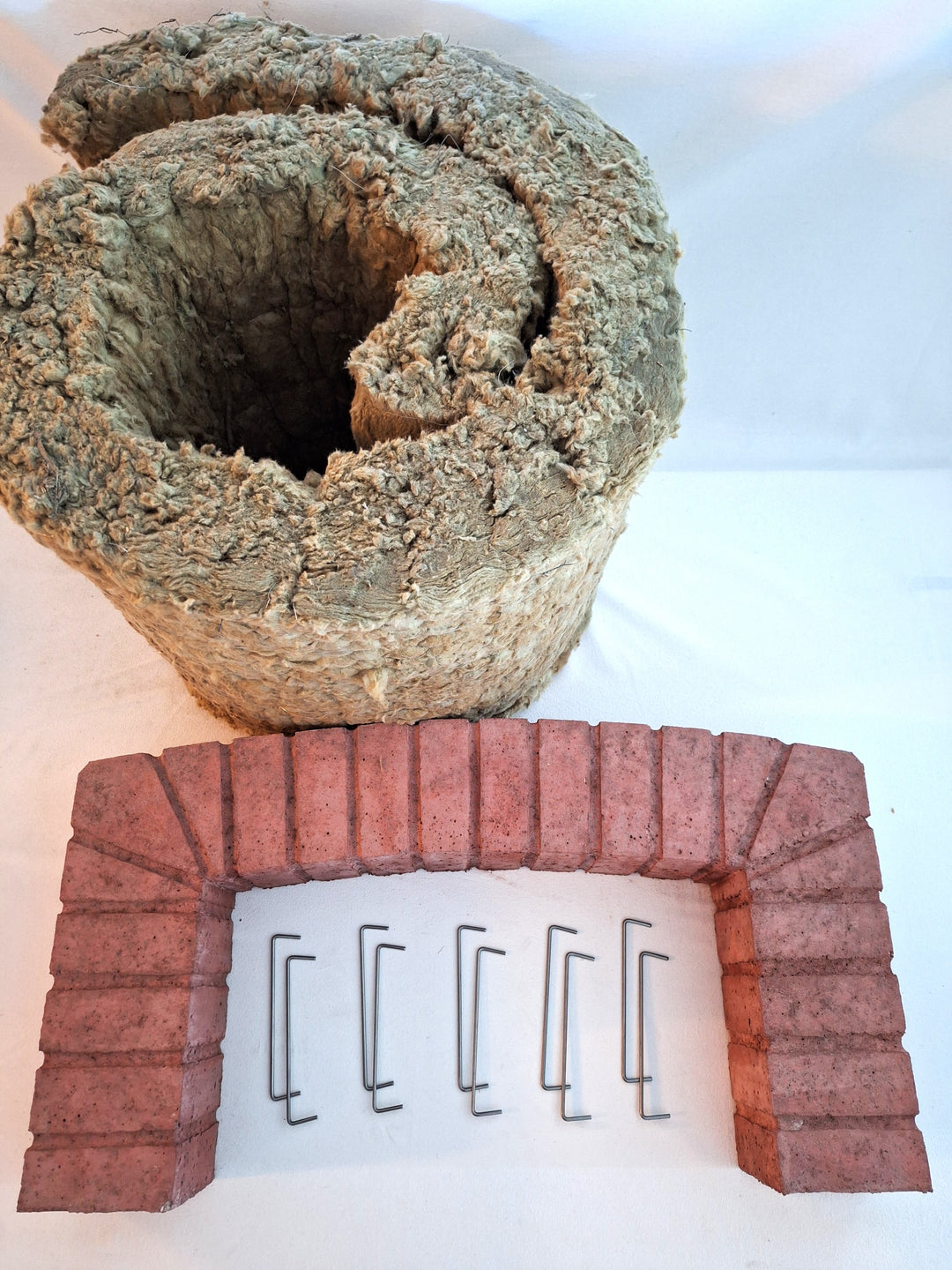 Kit Assemblaggio Forno Milos e Naxos – Lana di Roccia, Arco Bocca e Graffe 25 pz