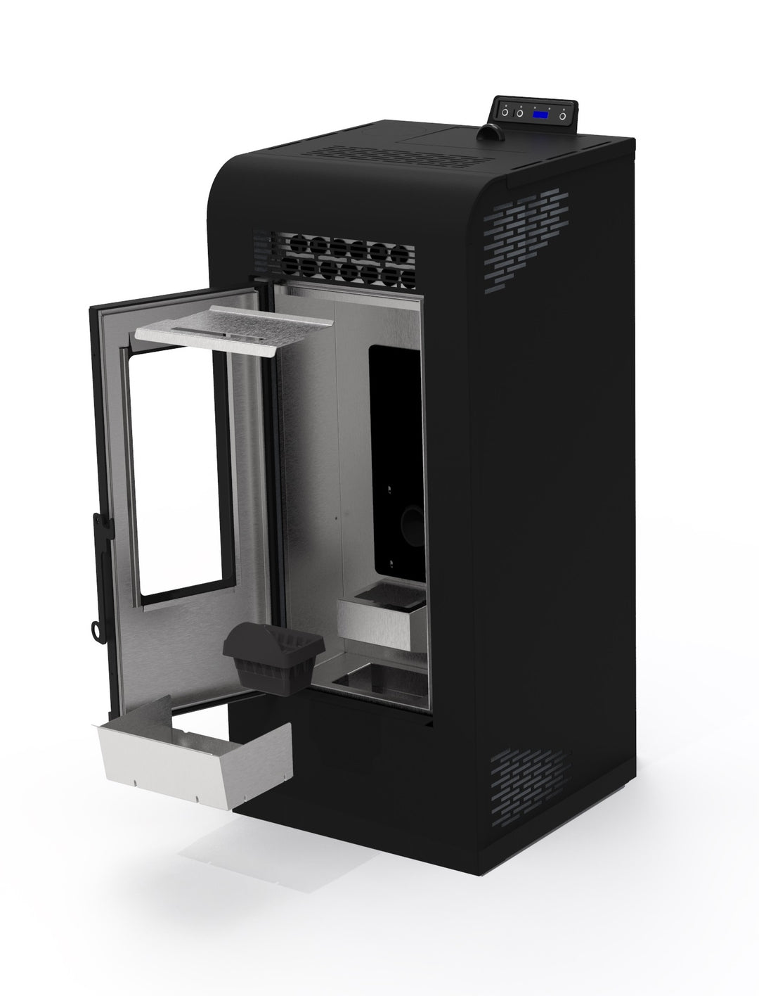 Inga 12 - Stufa a Pellet Canalizzabile | 11,61 kw – Classe A+ | Colore Nero