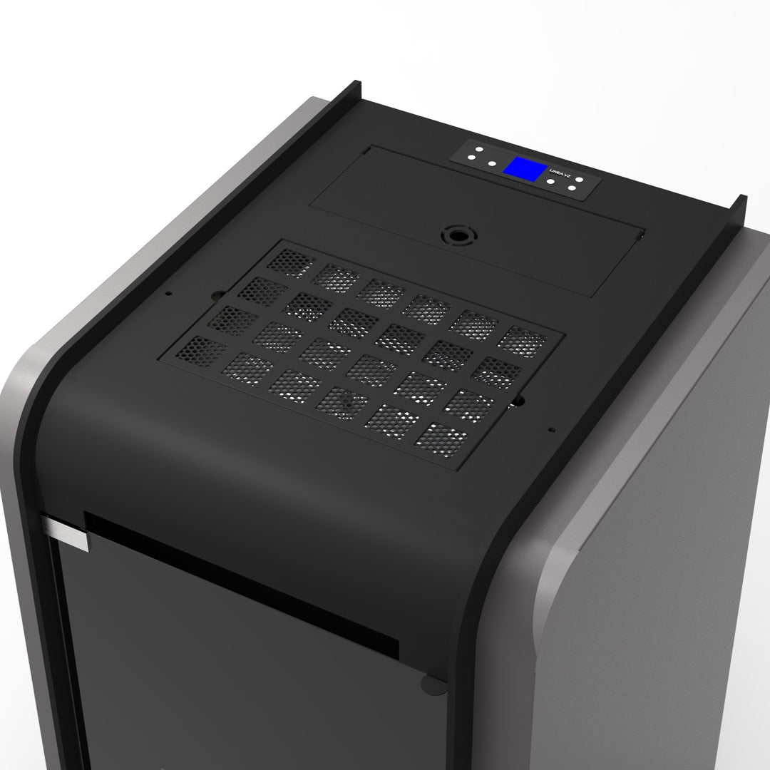 Iria 27,9 kw – 5 Stelle | Idrostufa Ventilata a Pellet | Colore Antracite