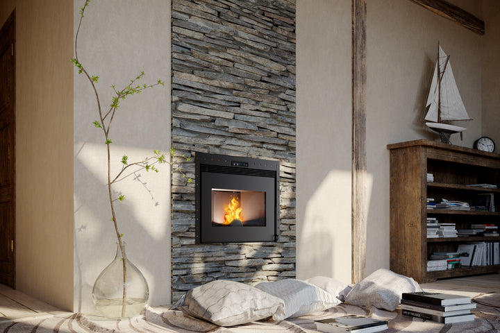 Tala 11 - Inserto a Pellet | 10,96 kw – Classe A+ | Colore Nero