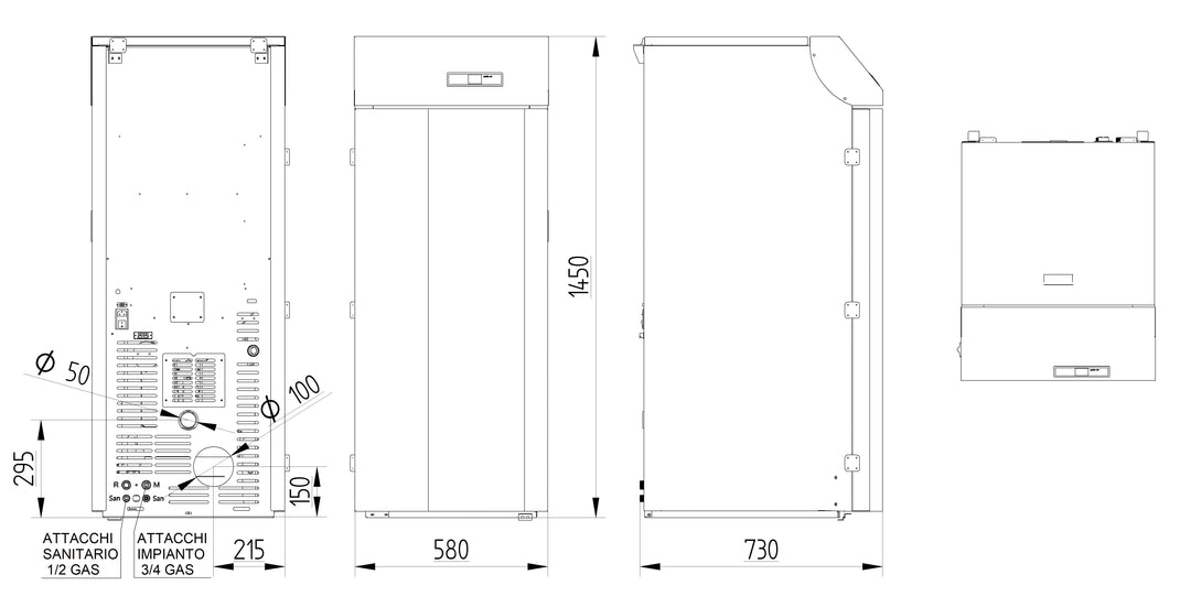 Krom 27,9 kw – 5 Stelle | Caldaia a Pellet