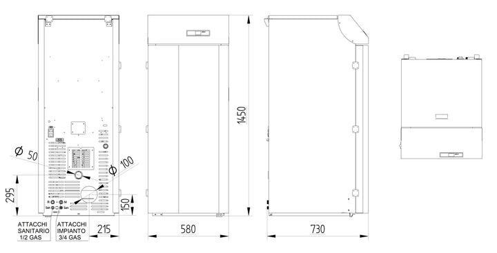 Krom 27,9 kw – 5 Stelle | Caldaia a Pellet
