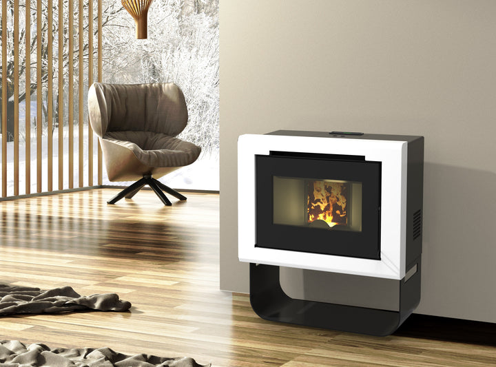 Vika 11 kW – 5 Stelle | Stufa a Pellet | Colore Nero