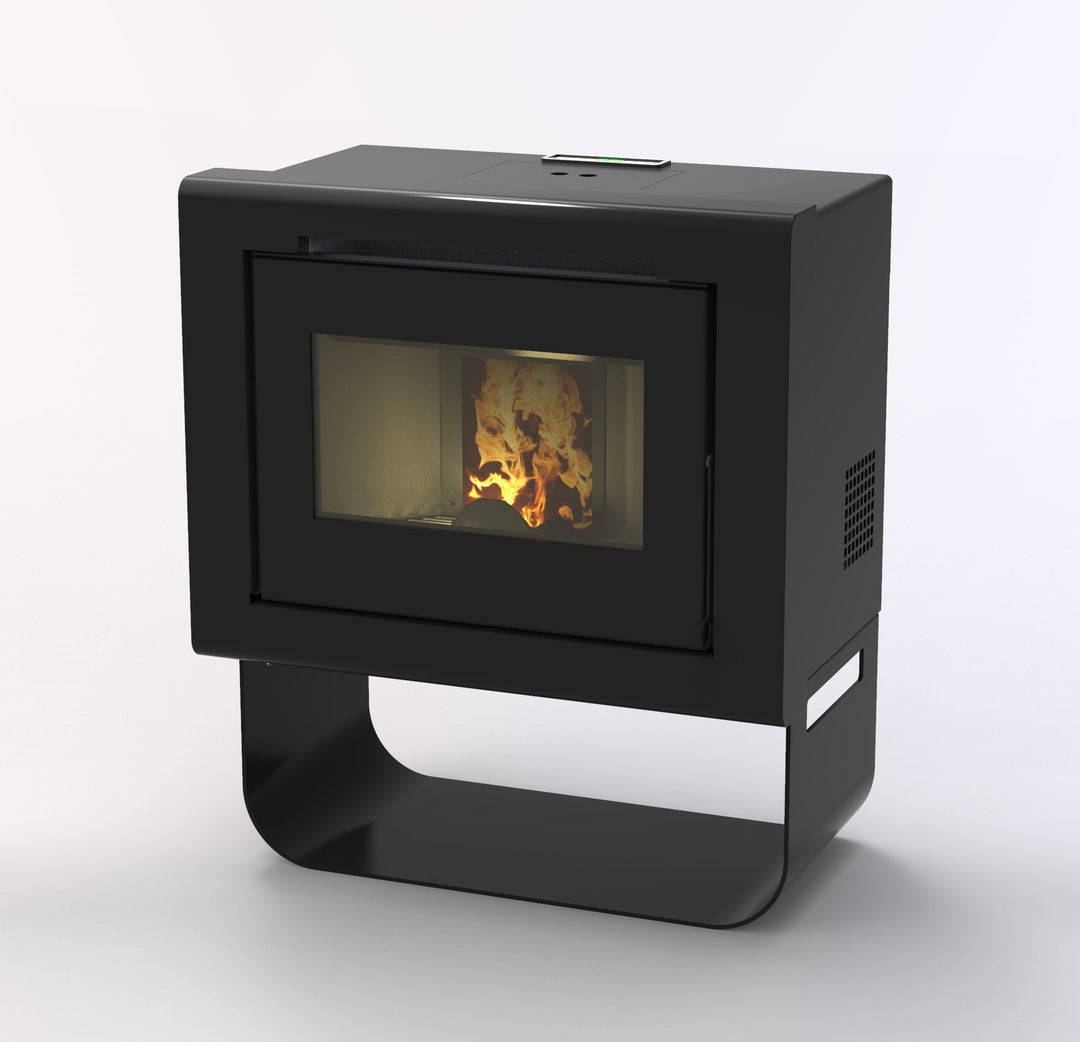 Vika 11 kW – 5 Stelle | Stufa a Pellet | Colore Nero
