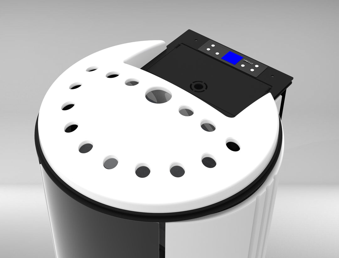 Isen 17,5 kw – 5 Stelle | Idrostufa a Pellet in Maiolica| Colore Bianco
