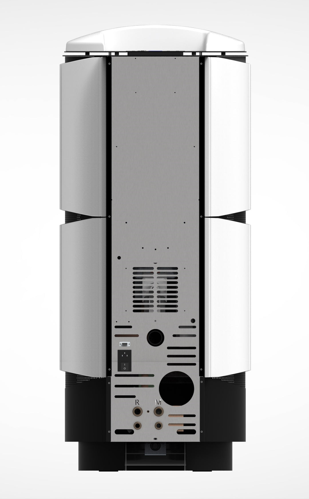 Isen 17,5 kw – 5 Stelle | Idrostufa a Pellet in Maiolica| Colore Bianco