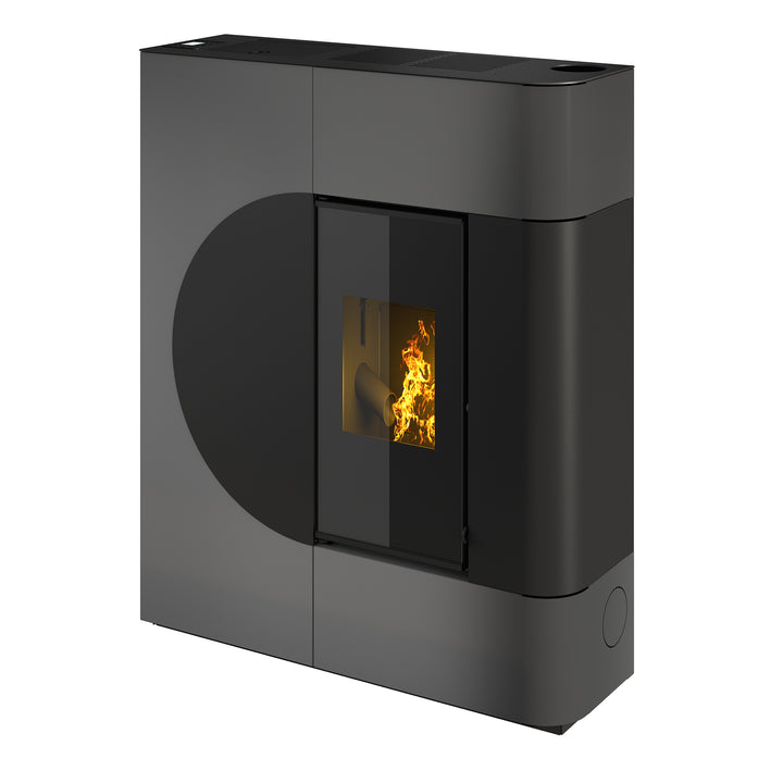 Elna 17,5 kw – 5 Stelle | Idrostufa a Pellet | Colore Antracite