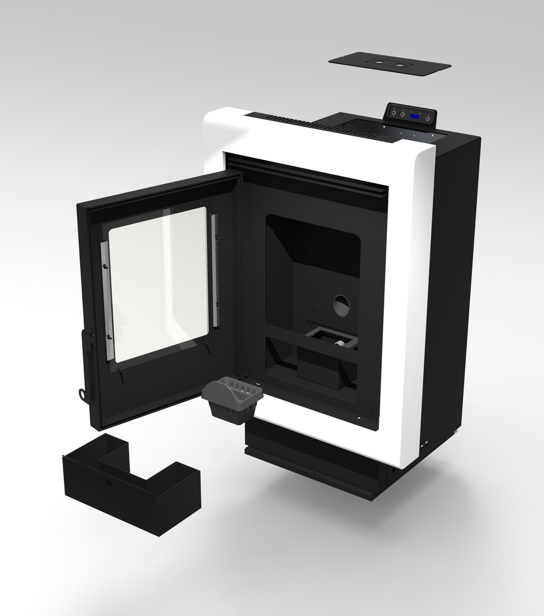 Svea 12 - Stufa a Pellet | 11,61 kw – Classe A+ | Colore Bianco