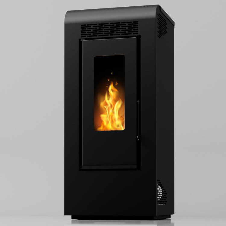 Inga 12 - Stufa a Pellet Canalizzabile | 11,61 kw – Classe A+ | Colore Nero