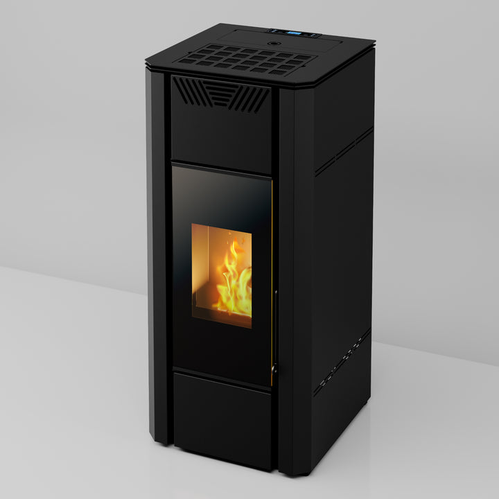 Dara 18 - Idrostufa Ventilata a Pellet | 17,50 kw – Classe A++| Colore Nero