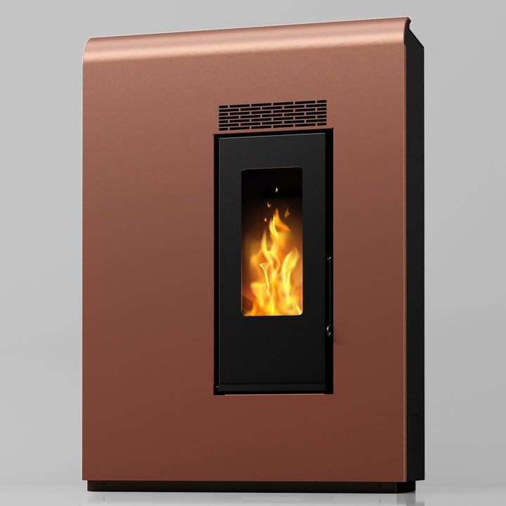 Eira 12 – Stufa Canalizzata a Pellet  | 11,61 kW – Classe A+ | Colore Bronzo