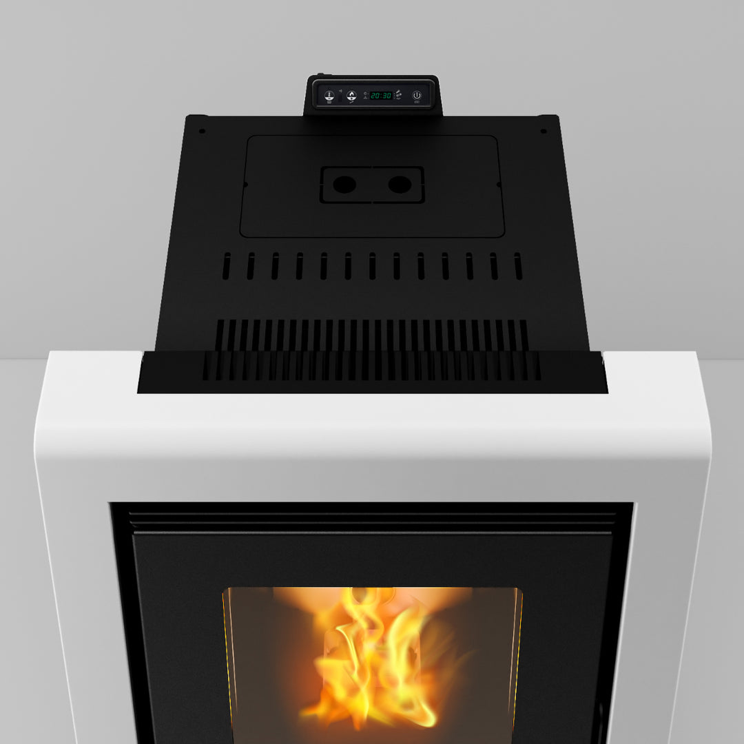 Svea 12 - Stufa a Pellet | 11,61 kw – Classe A+ | Colore Bianco