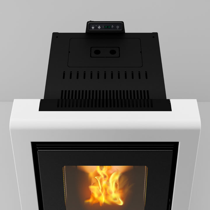 Svea 12 - Stufa a Pellet | 11,61 kw – Classe A+ | Colore Bianco