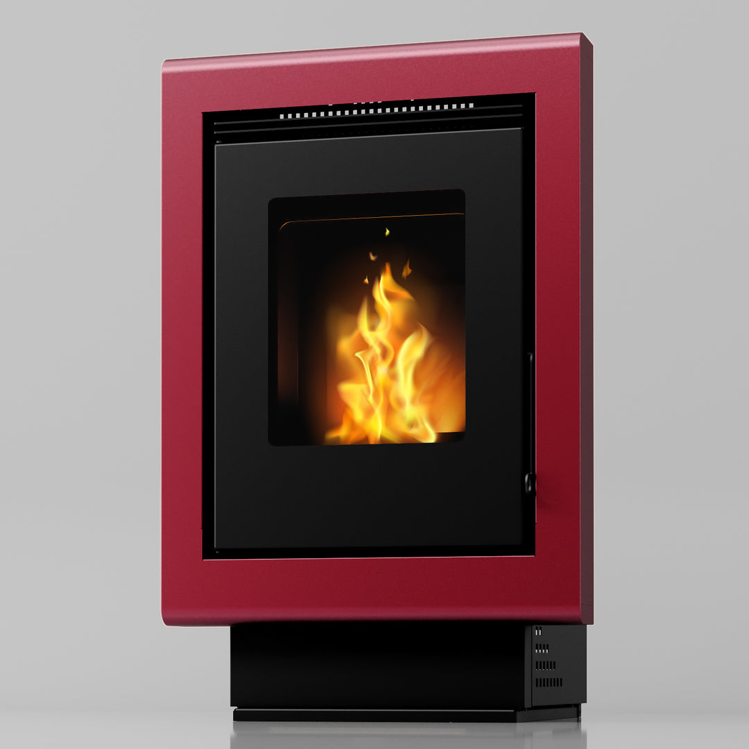 Svea 12 - Stufa a Pellet | 11,61 kw – Classe A+ | Colore Bordeaux