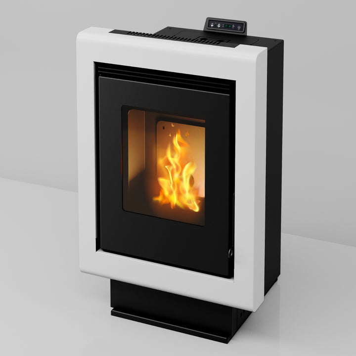Svea 12 - Stufa a Pellet | 11,61 kw – Classe A+ | Colore Bianco