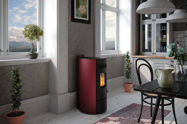 Niva 8,7 kW – 5 Stelle | Stufa a Pellet | Colore Bianco