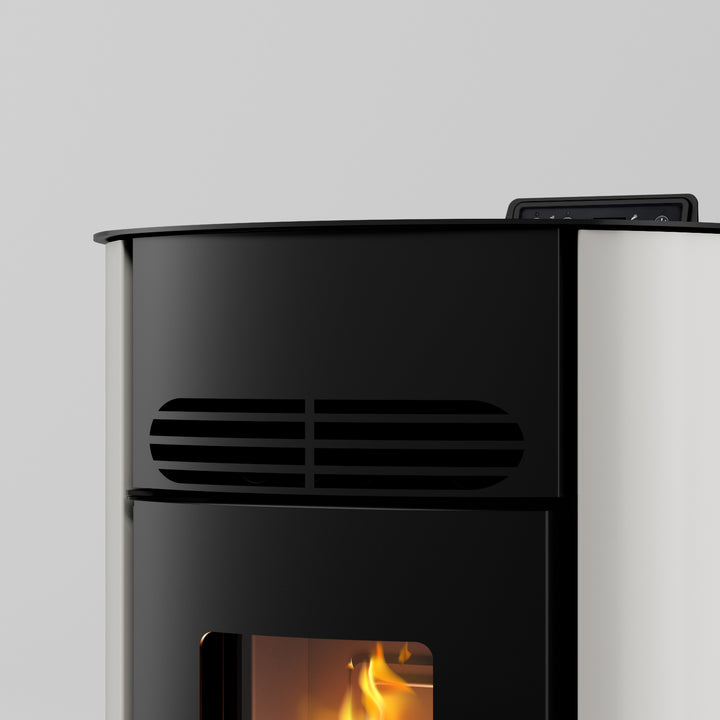 Niva 8,7 kW – 5 Stelle | Stufa a Pellet | Colore Bianco