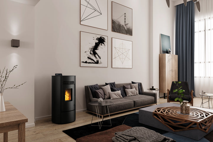 Niva 8,7 kW – 5 Stelle | Stufa a Pellet | Colore Bianco