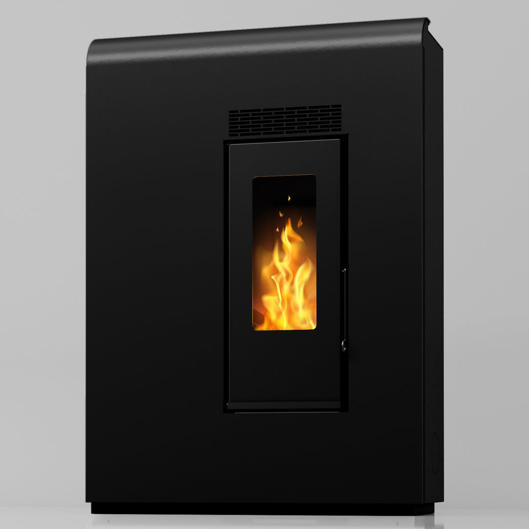 Eira 12 – Stufa Canalizzata a Pellet  | 11,6 kW – Classe A+ | Colore Nero